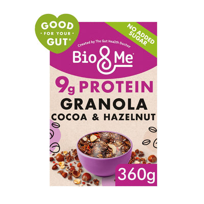 Bio & Me Cocoa & Hazelnut Granola, 360g – Gut-Loving