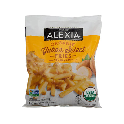 ALEXIA Organic Yukon Select Fries, 425g – Sea Salt, Non-GMO