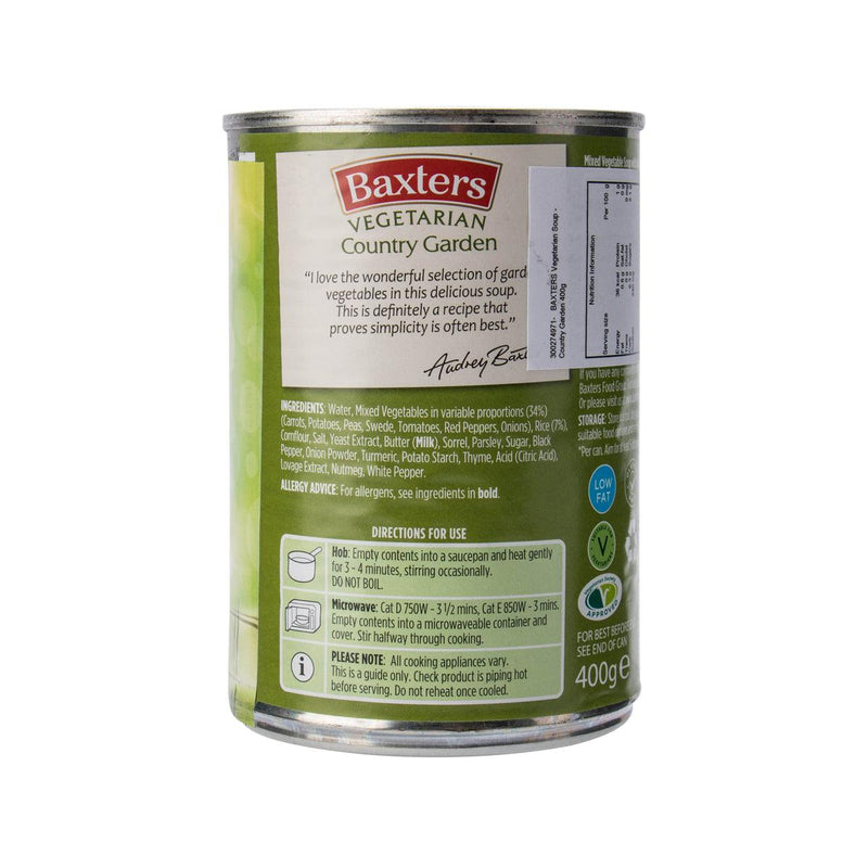 BAXTERS Vegetarian Soup - Country Garden (400g)