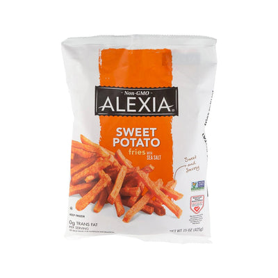Alexia Sweet Potato Fries, 425g – Non-GMO, Sea Salt