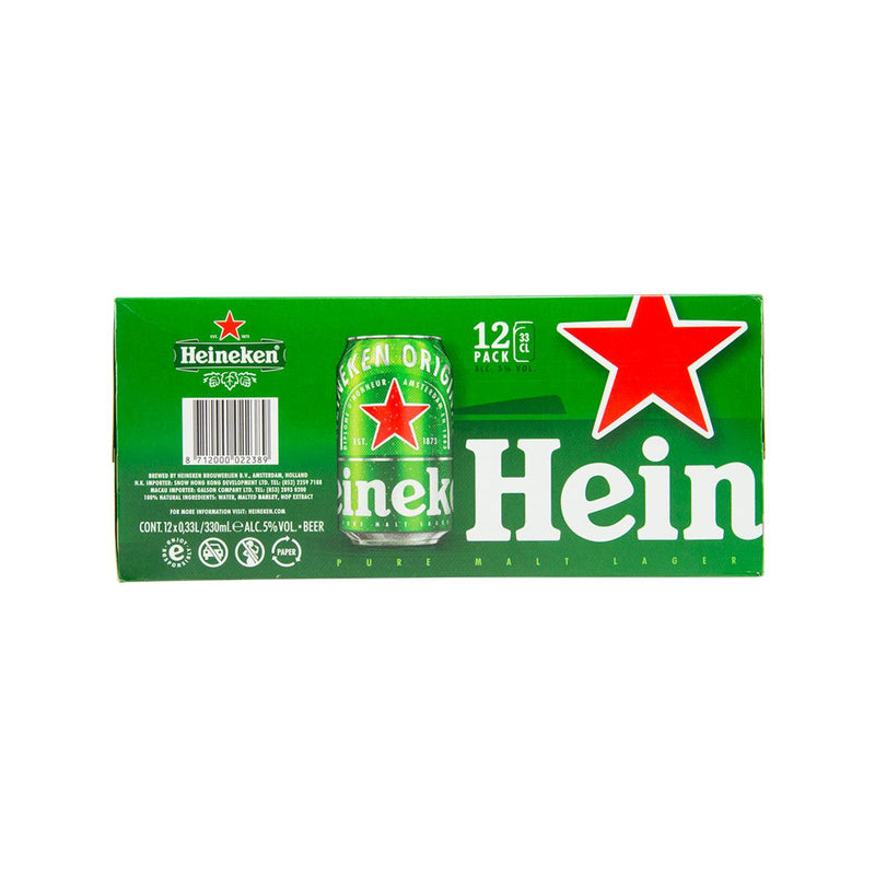 HEINEKEN Lager Beer (Alc 5%) (12 x 330mL)