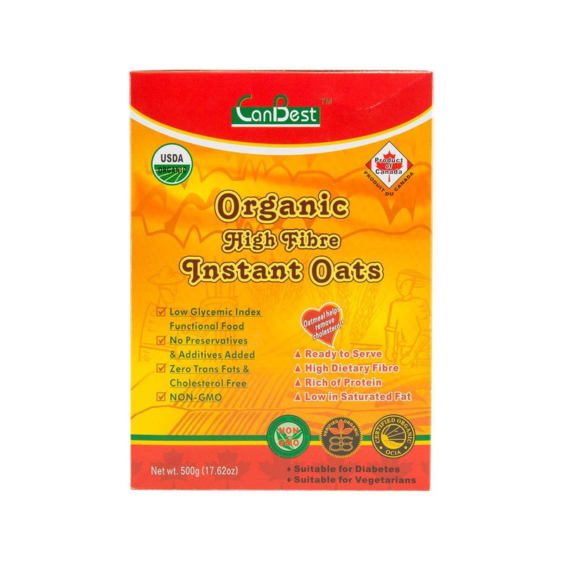 CANBEST Organic High Fibre Instant Oat  (500g)
