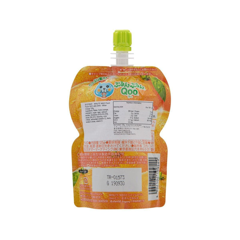 MINUTE MAID Purun Purun QOO Jelly Drink - Mikan Orange (125g)