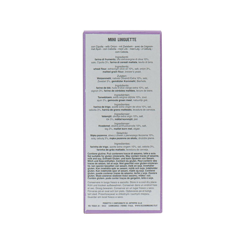 CASA VECCHIO MULINO Mini Linguette Flatbread - Onion  (120g)