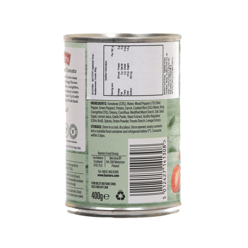 BAXTERS Vegetarian Soup - Mediterranean Tomato (400g)