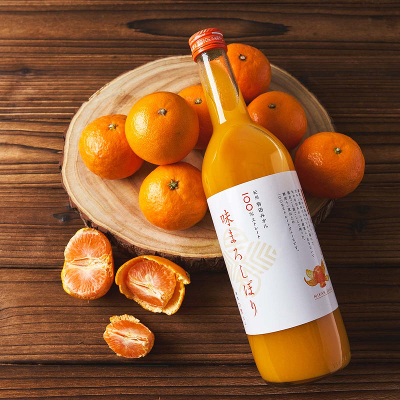 SOUWAKAJUEN Ajimaro Shibori 100% Mikan Juice  (720mL)