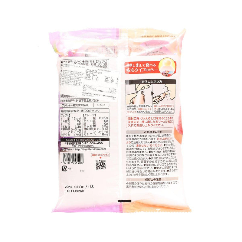 ORIHIRO Konnyaku Jelly - Apple and Grape (240g)
