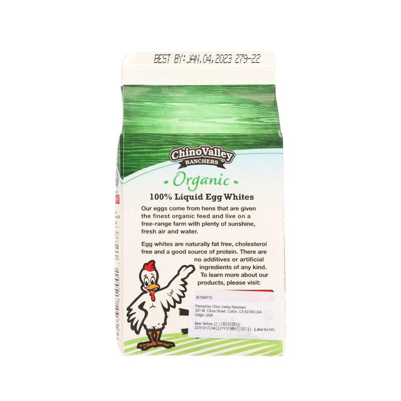 CHINO VALLEY Pasteurized Organic 100% Liquid Egg Whites  (16oz)