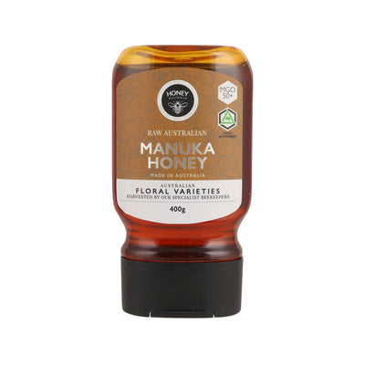 HONEYAUSTRALIA Manuka Honey MGO 50+, 400g – Pure, Gourmet