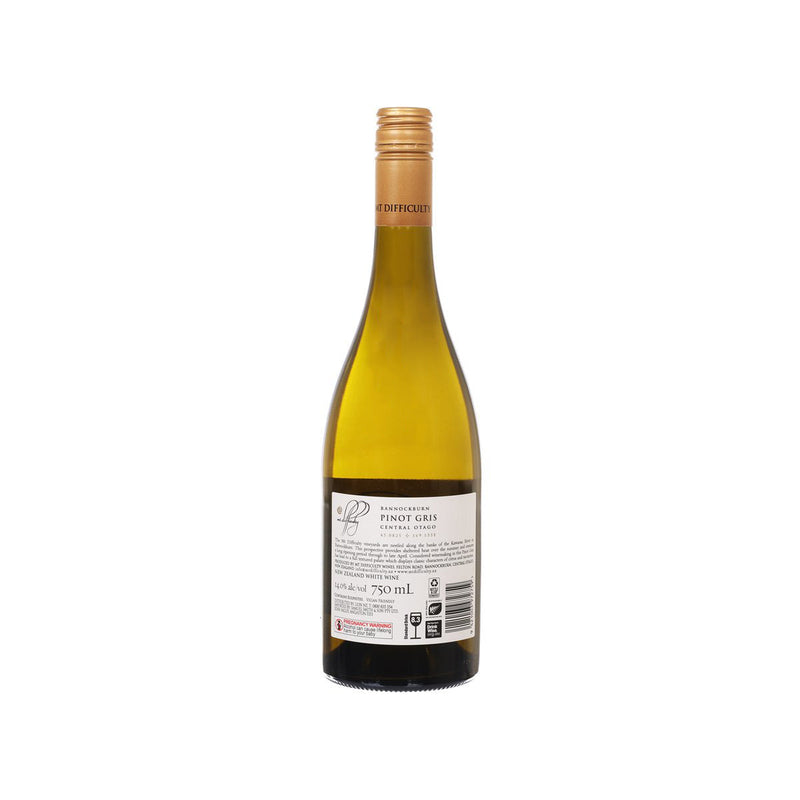 MT DIFFICULTY Bannockburn Pinot Gris 22/23/24 (750mL)
