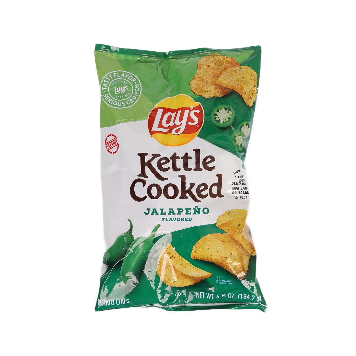 LAY'S Kettle Cooked Potato Chips Jalapeno Flavored (184.2g) city
