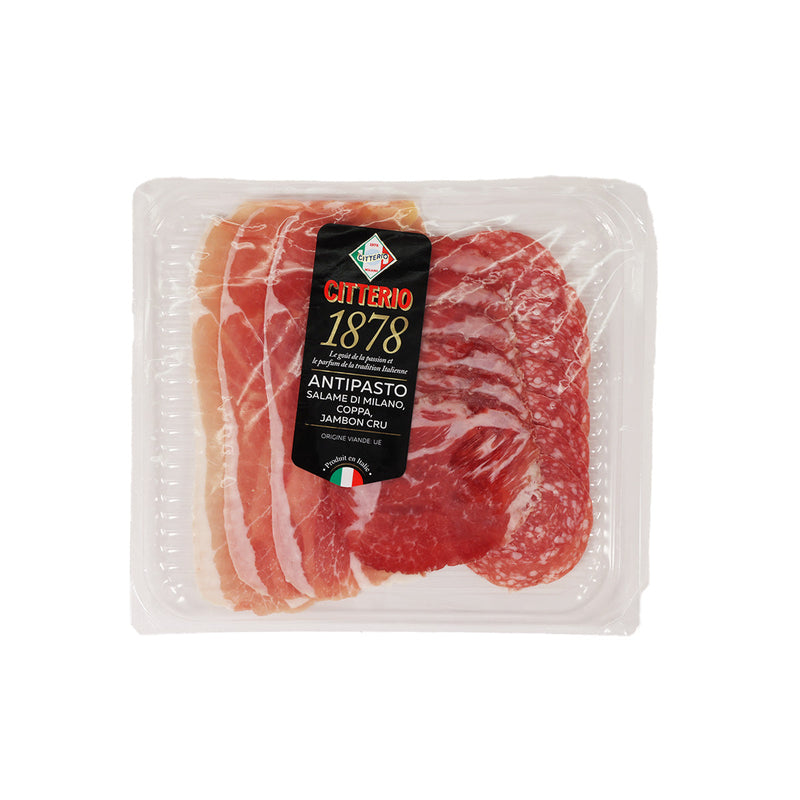 CITTERIO Milano Salami, Coppa & Jambon Crudo Ham Platter  (100g)