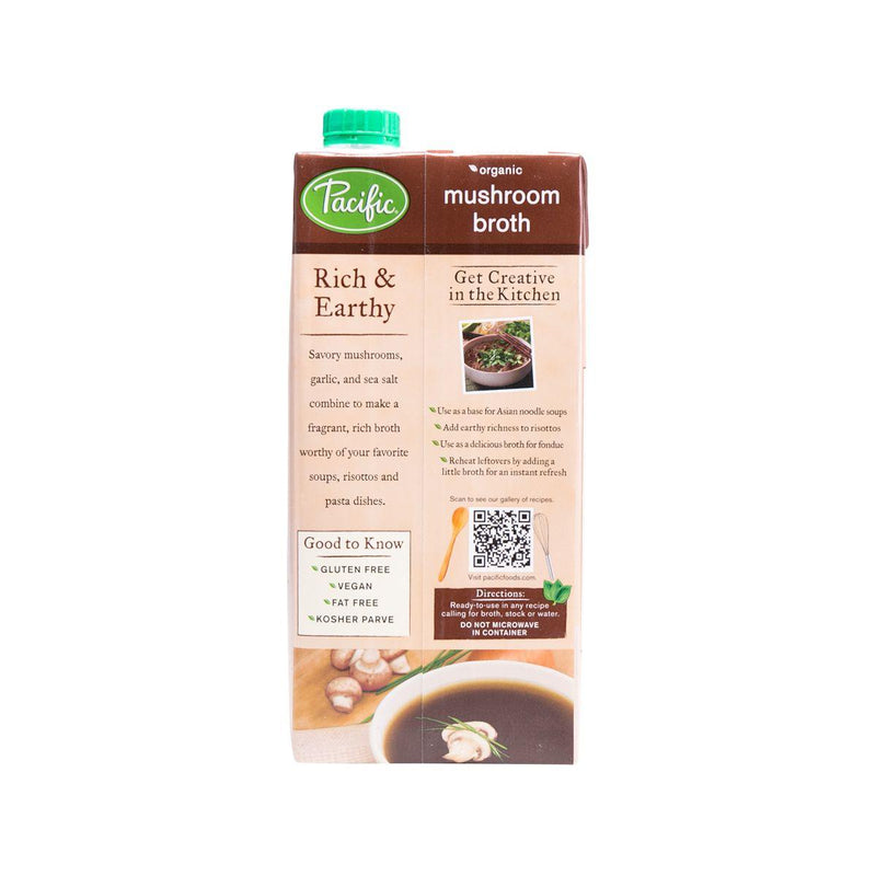 PACIFIC Organic Mushroom Broth  (907g)