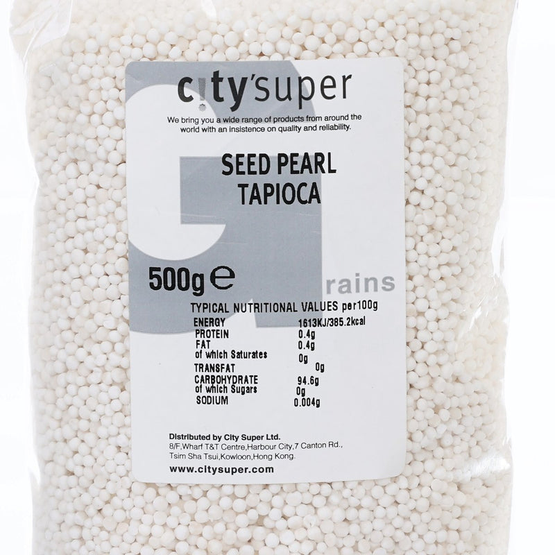 CITYSUPER Seed Pearl - Tapioca  (500g)