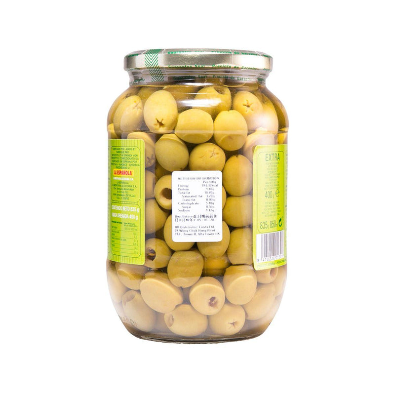 LA ESPANOLA Spanish Pitted Green Olives Manzanilla  (815g)
