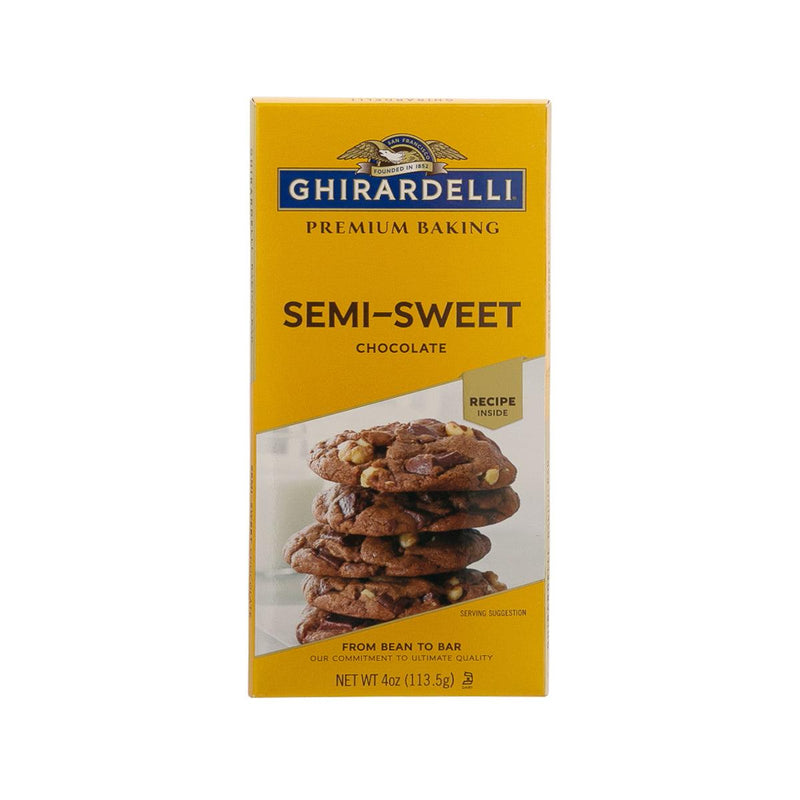 GHIRARDELLI Premium Baking Bar - Semisweet Chocolate  (113.5g)