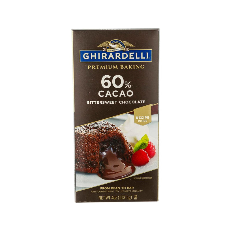 GHIRARDELLI Premium Baking Bar - Bittersweet Chocolate  (113.5g)