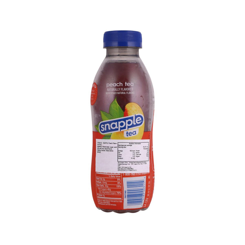 SNAPPLE Peach Flavor Tea  (473mL)