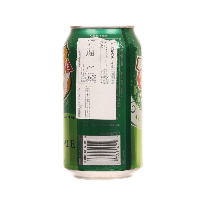 CANADA DRY 無咖啡因薑汁汽水 (355mL)