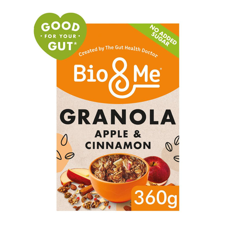 BIO & ME Apple & Cinnamon Gut-Loving Prebiotic Granola  (360g)