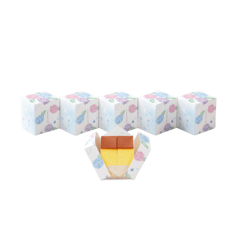 FUKUSAYA Cube Castella - Ajisai Package  (55g)