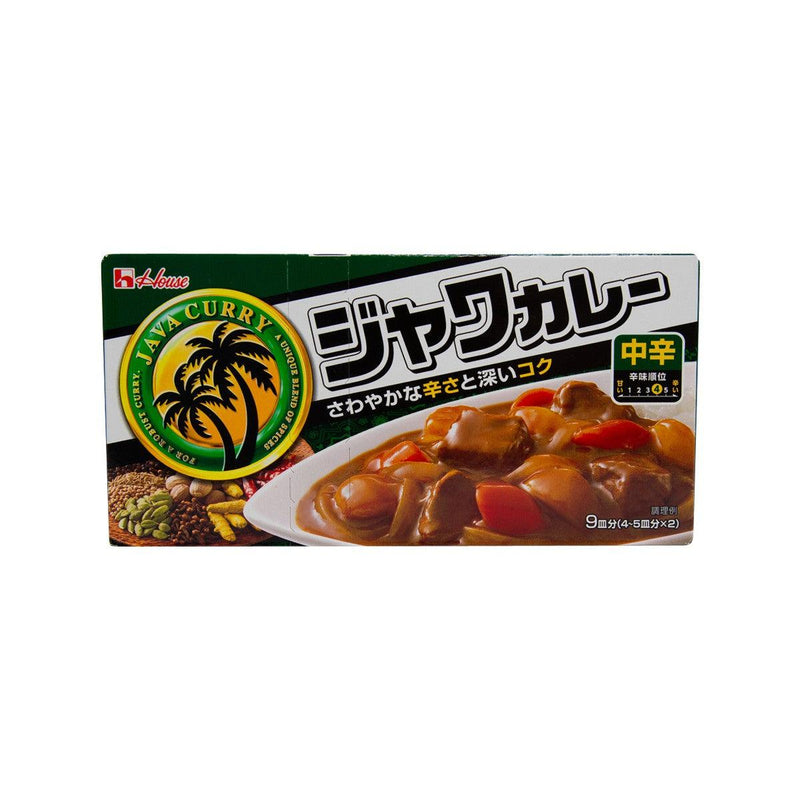 HOUSE Java Curry Roux - Medium Hot  (185g)