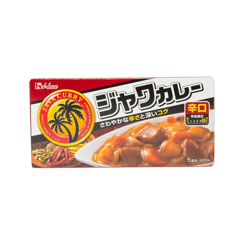 HOUSE Java Curry Roux - Hot  (104g)