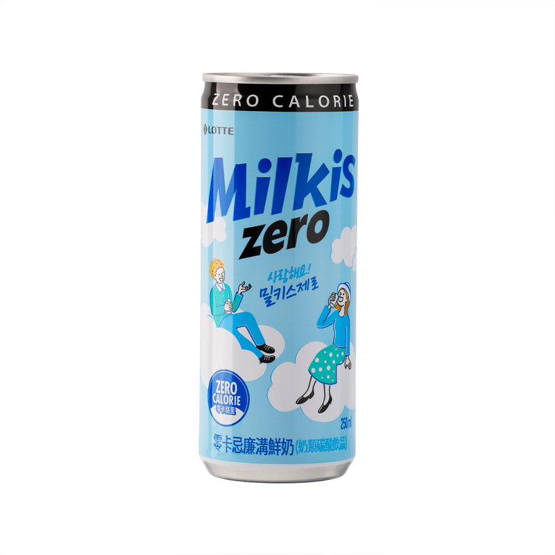 LOTTE Milkis - Zero (Milk Carbonated Soft Drink) [Can]  (250mL)