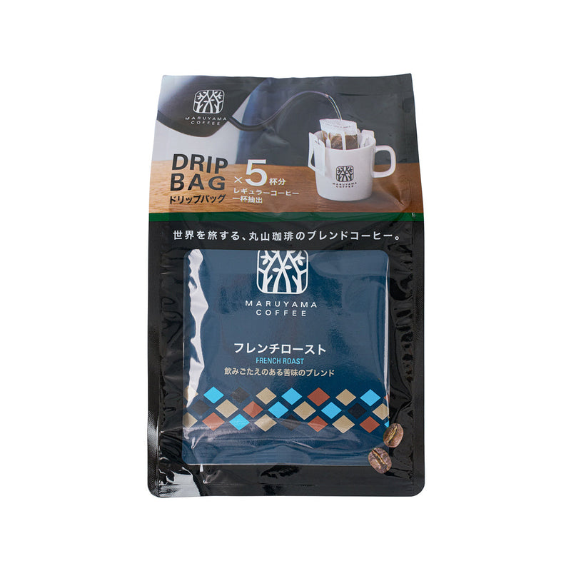 MARUYAMA COFFEE Casual Series Drip Coffee Bag - French Roast  (5 x 9g)