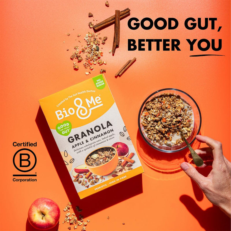 BIO & ME Apple & Cinnamon Gut-Loving Prebiotic Granola  (360g)