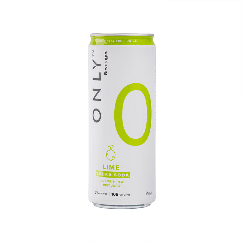 ONLY Vodka Soda - Lime (Alc. 5%) [Can]  (330mL)