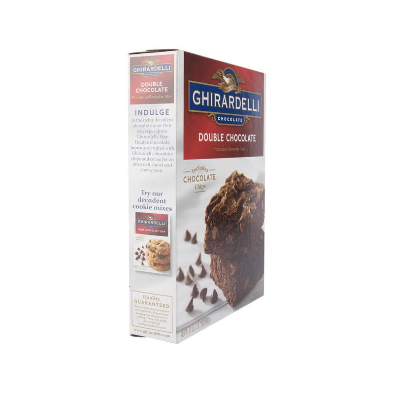 GHIRARDELLI Double Chocolate Premium Brownie Mix  (510g)