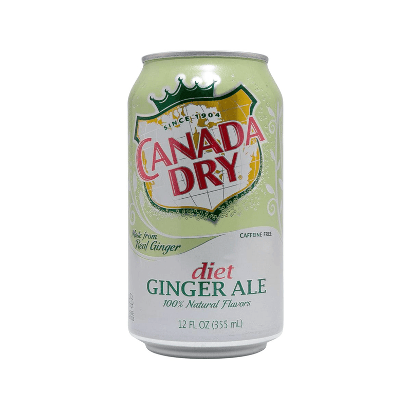 CANADA DRY Caffeine Free Zero Sugar Ginger Ale  (355mL)