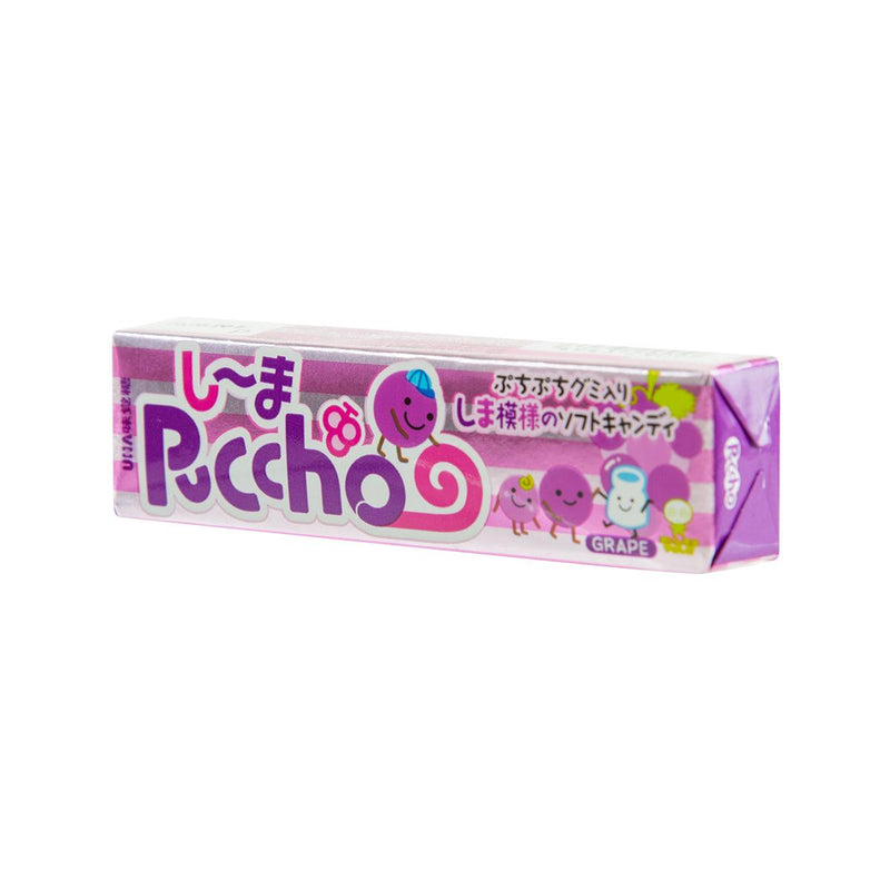 UHA Puccho Stick Candy (Grape Flavor)  (10pcs) - city&