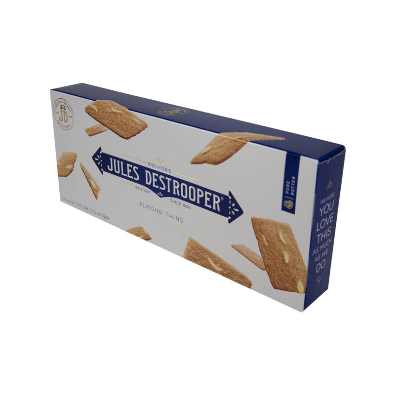 JULES DESTROOPER Almond Thins  (100g)