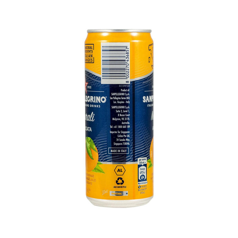 SAN PELLEGRINO Sparkling Orange Beverage [Can]  (330mL)