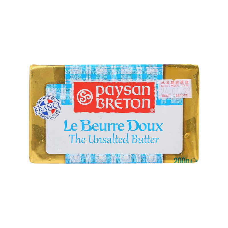 PAYSAN BRETON Unsalted Butter  (200g)