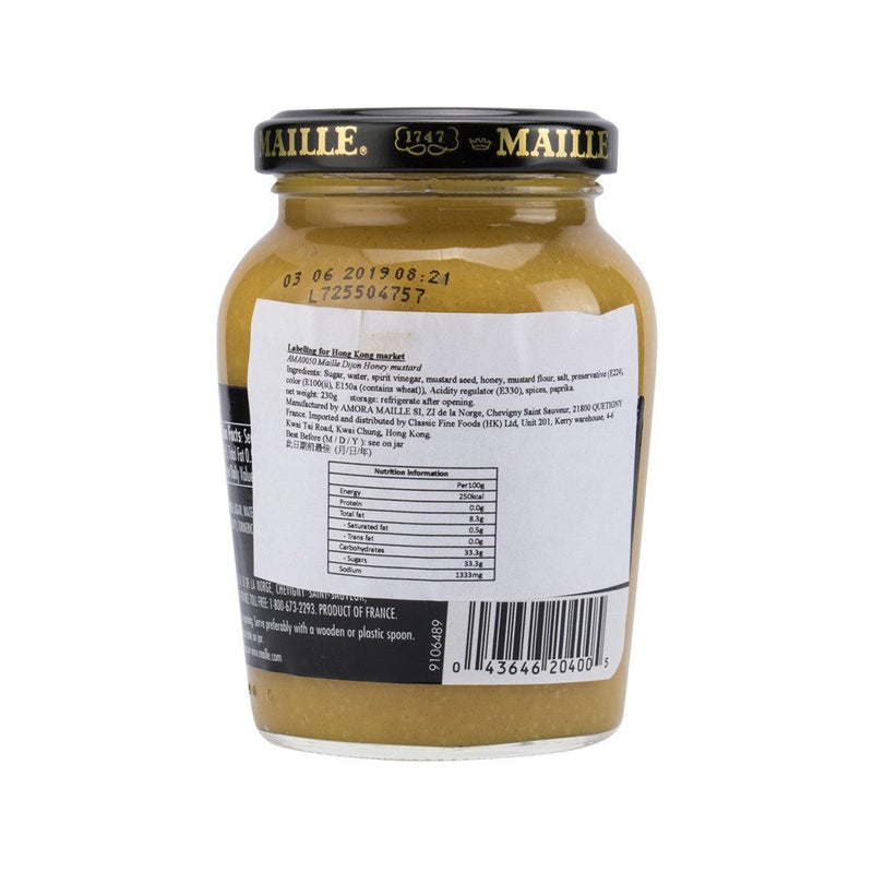 MAILLE Dijon Mustard with Honey  (230g)