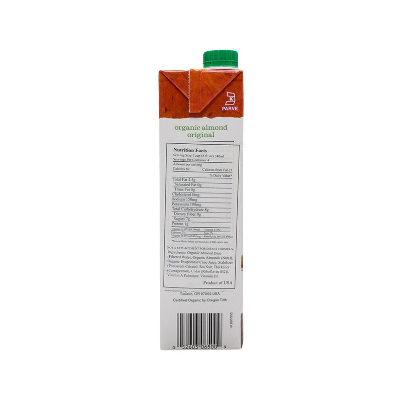 PACIFIC FOOD Organic Almond Plant-Based Beverage - Original  (946mL)