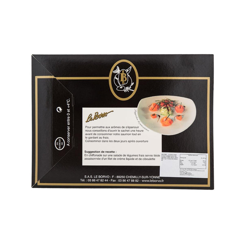 LE BORVO Sliced Smoked Norwegian Salmon  (80g)