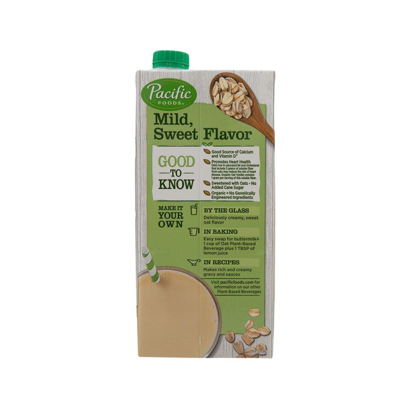 PACIFIC FOOD Organic Oat Plant-Based Beverage - Original  (946mL)