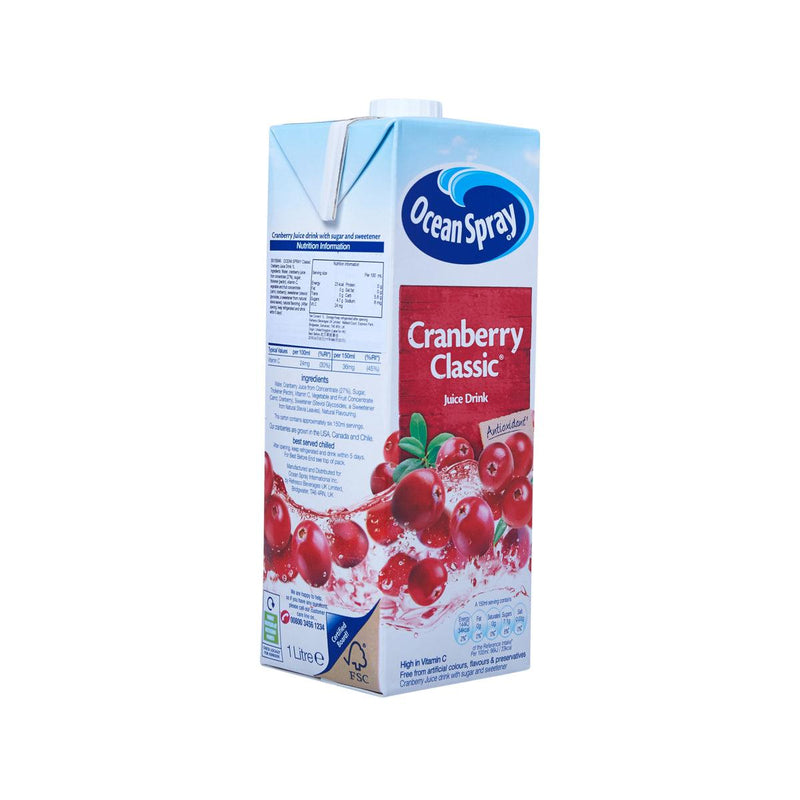 OCEAN SPRAY Classic Cranberry Juice Drink  (1L)