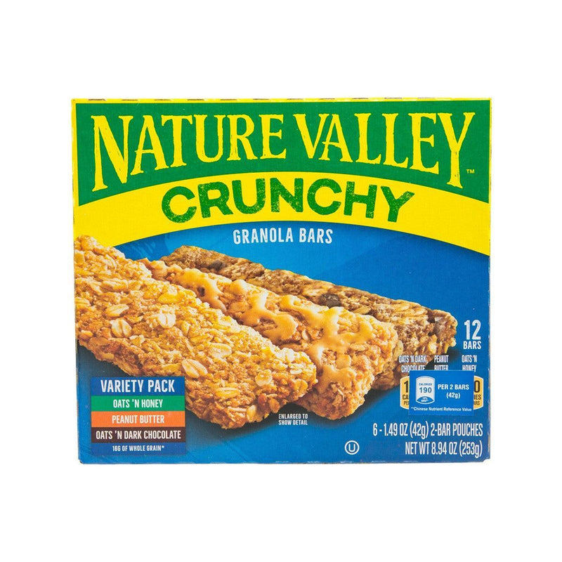 NATURE VALLEY Crunchy Granola Bars - Variety Pack  (253g)