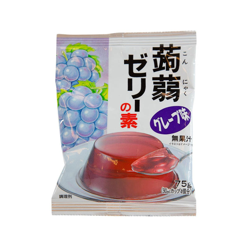 OHSHIMA Konjac Jelly Powder - Grape Flavor  (75g)