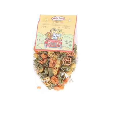 DALLA COSTA Zoo Pasta, 250g – Tomato & Spinach