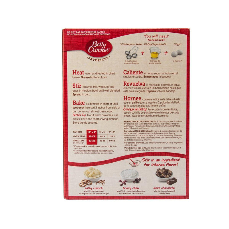 BETTY CROCKER Fudge Brownie Mix  (462g)