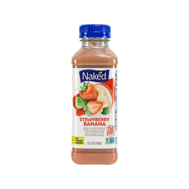 NAKED JUICE Strawberry Banana Juice Blend  (450mL)