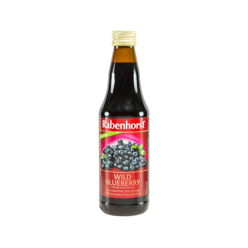 RABENHORST Organic 100% Pure Blueberry Juice  (330mL)