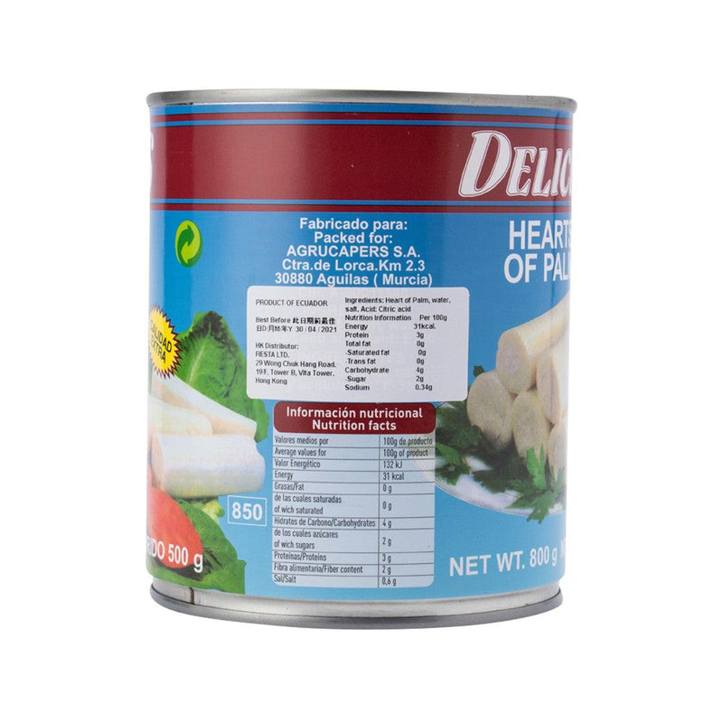 DELICIAS Heart of Palm  (800g)