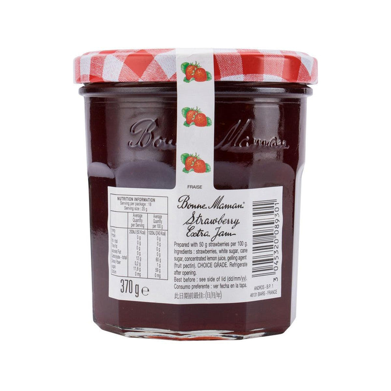 BONNE MAMAN Strawberry Extra Jam  (370g)